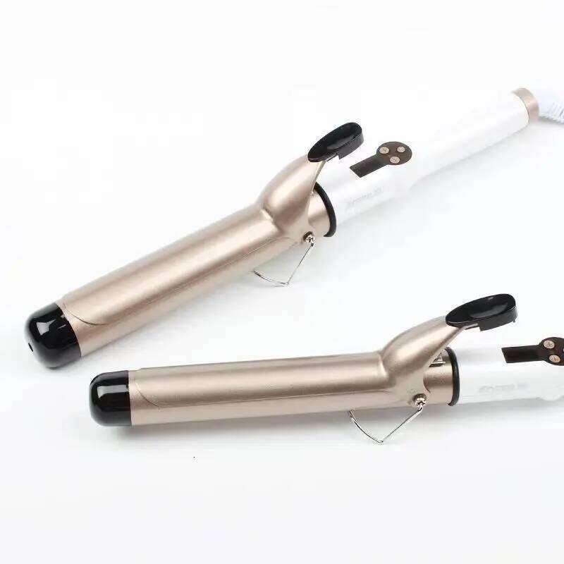 Curlers Waves Electric Professional Ceramic Hair Curler Lcd Curling Iron Roller Curls Wand Waver Fashion Styling Tools H260110