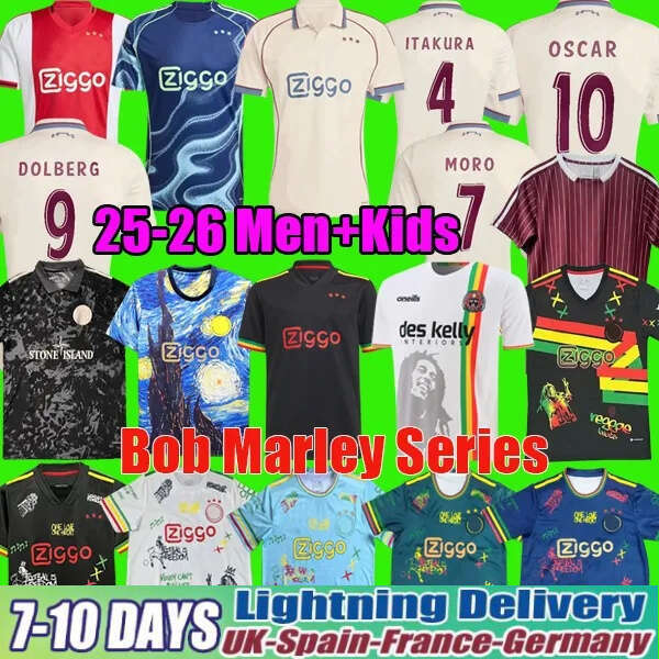 LAJAX 25 26 Men Kids Kit Soccer Jerseys HENDERSON AFC 2025 Uniforms Ajaxjersey Football Shirts Ajaax Jersey Ajaox Shirts Maillot De Football Lajax Amsterdam