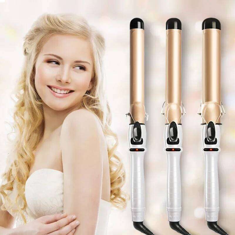 Aofeilei 19-38mm Ceramic Electric Curlers 38mm Big Curl 19mm Culers 25mm Curling Iron 32mm Hair Crimper H260110