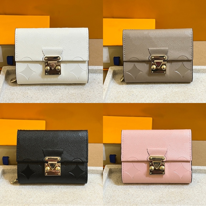 Metis Short Wallets For Women Coins Purse Multicolor Zipper Pocket Mini Compact Wallet Key Pouch Coin Purse Card Holder S-Lock Wallets M58414 M62459 M80880