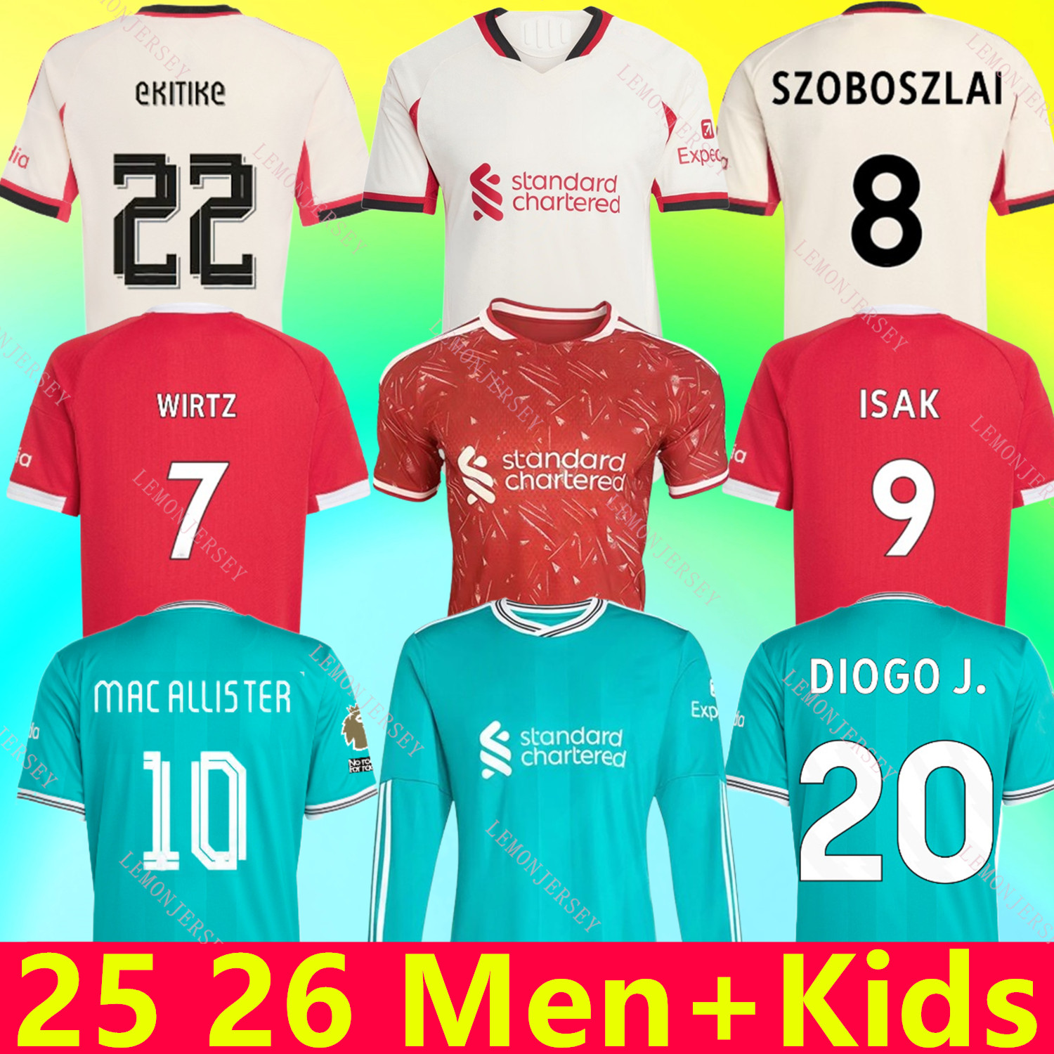 liverpooll long sleeve LFC 25 26 27 WIRTZ ISAK MAC ALLISTER NGUMOHA GRAVENBERCH soccer jerseys M.SALAH VIRGIL SZOBOSZLAI jersey EKITIKE goalkeeper set kit trainning