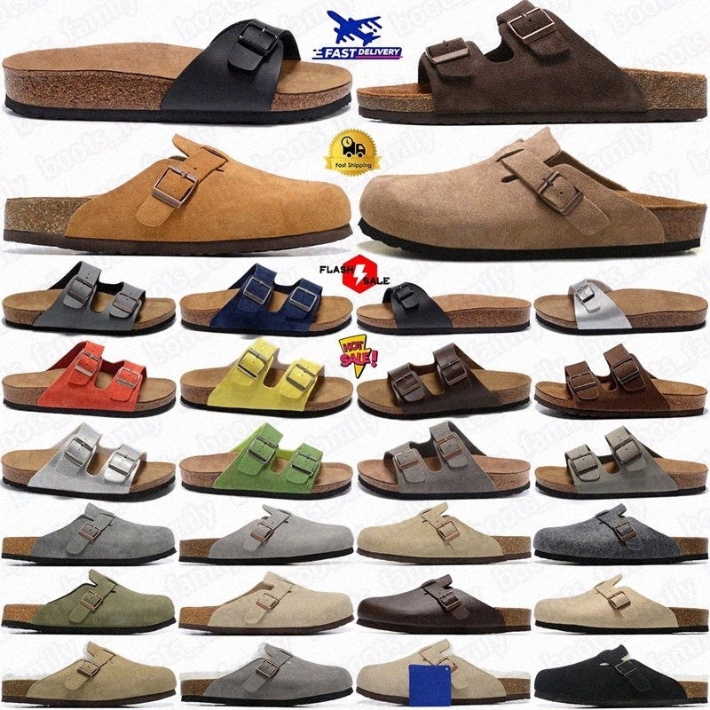 Arizona Birkibuc sandals boston slippers designer slides Clogs Sandals Clog Slipper Summer Genuin o8Td#