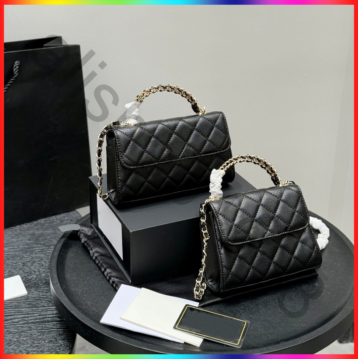 Designer Bags Women Shoulder Chain Bag Clutch Flap Woman Totes cc Bag Wallet Check Purse Double Letter Solid Hasp Waist Square Stripes Luxury Ladies backpack Handbag