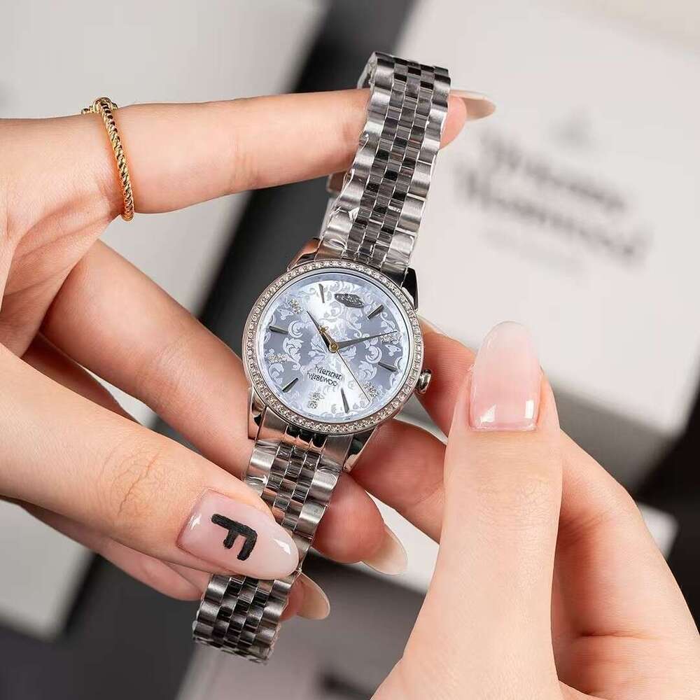 Empress Dowager New Snowflake Embossed Fashion High-end Same Style Quartz Ladies Wholesale Women's Watch