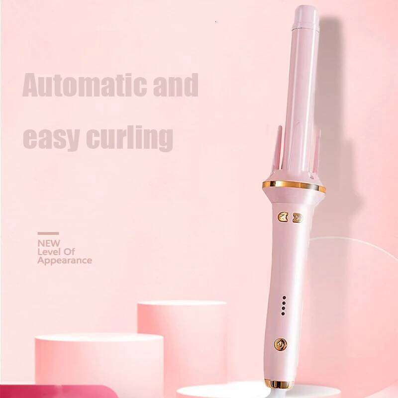 Portable Ceramic Electric Ptc Heating Automatic Rotating Curling Iron Negative Ions Curler Hair Styling Tool H260110