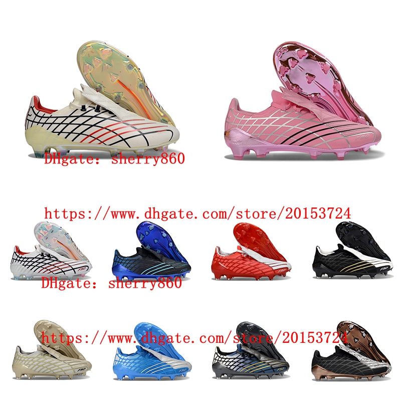 High Quality Men Soccer Shoes Ousmane Dembele F5O Spider Elite FG Football Boots Cleats Soft Leather Comfortable Trainers Knit Mens