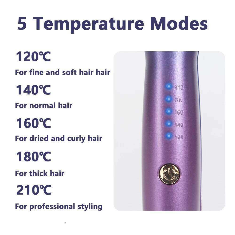0.6 Inch / 16mm 3 Barrel Waver Beach Waves Curling Iron Ceramic Hair Crimper Wave Curler Tool with 5 Adjustable Temperature H260110