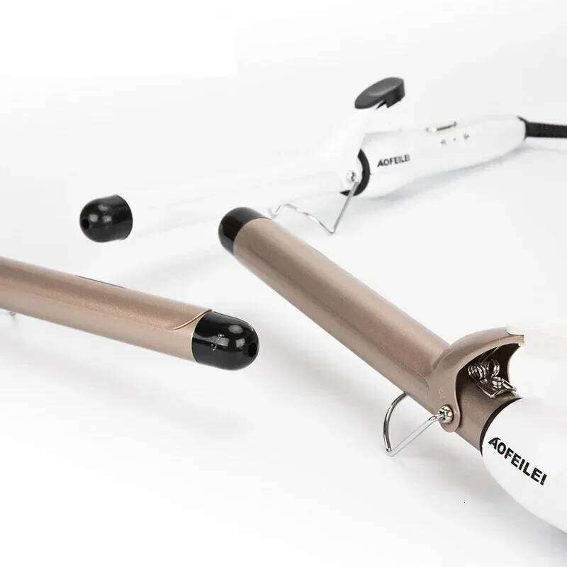 Aofeilei 19-38mm Ceramic Electric Curlers 38mm Big Curl 19mm Culers 25mm Curling Iron 32mm Hair Crimper H260110