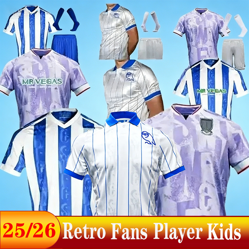 2025 2026 Sheffield Wednesday away from home Palmer Waukescallum Paterson New Jersey Michael Smith Tyrique Malik Wilks uniforms children in