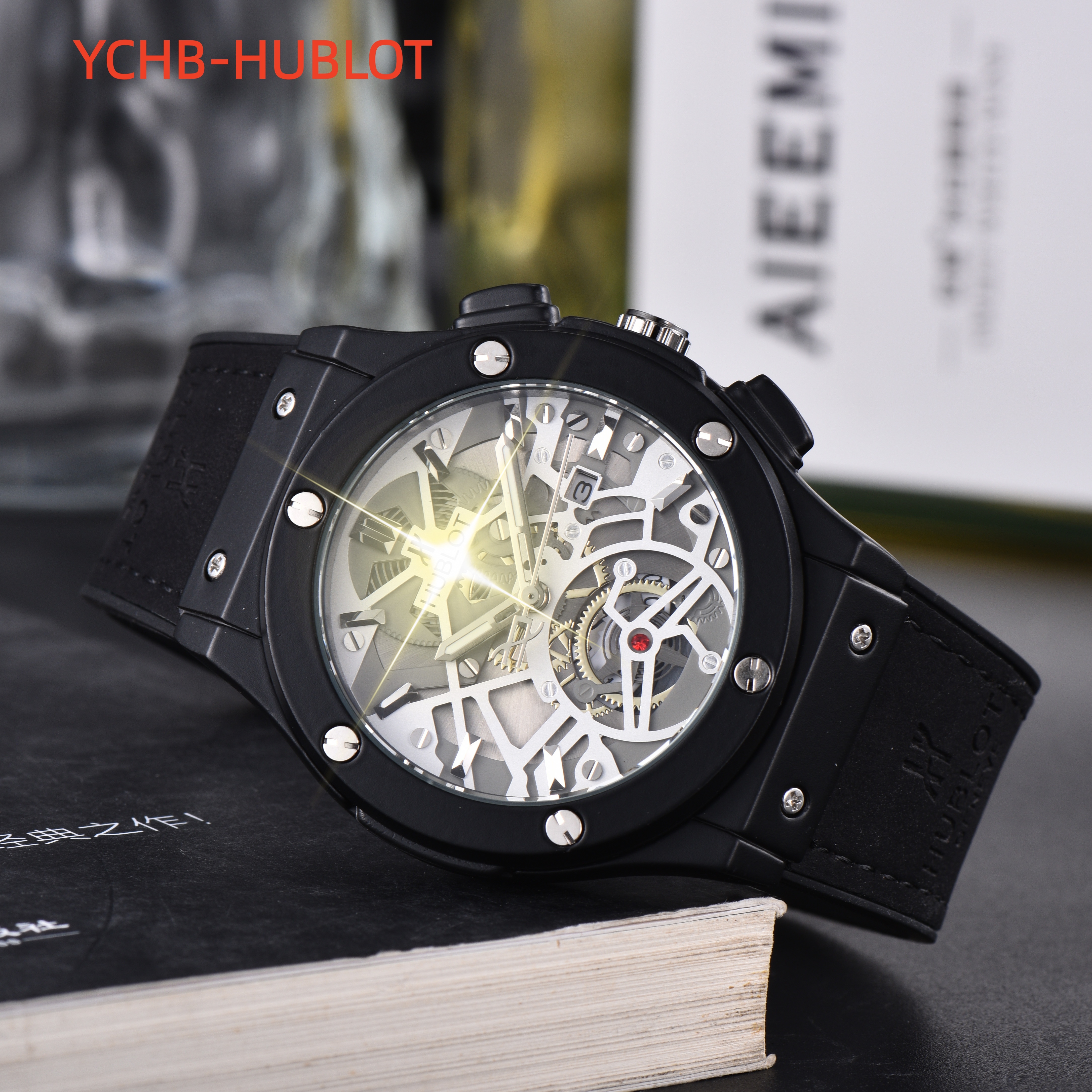 HOT Luxury Womens Hubloity Watch Designer Watches Premium Quartz Movement Stainless Steel Bracelet Glass Waterproof men Wristwatches Multi color selection 376