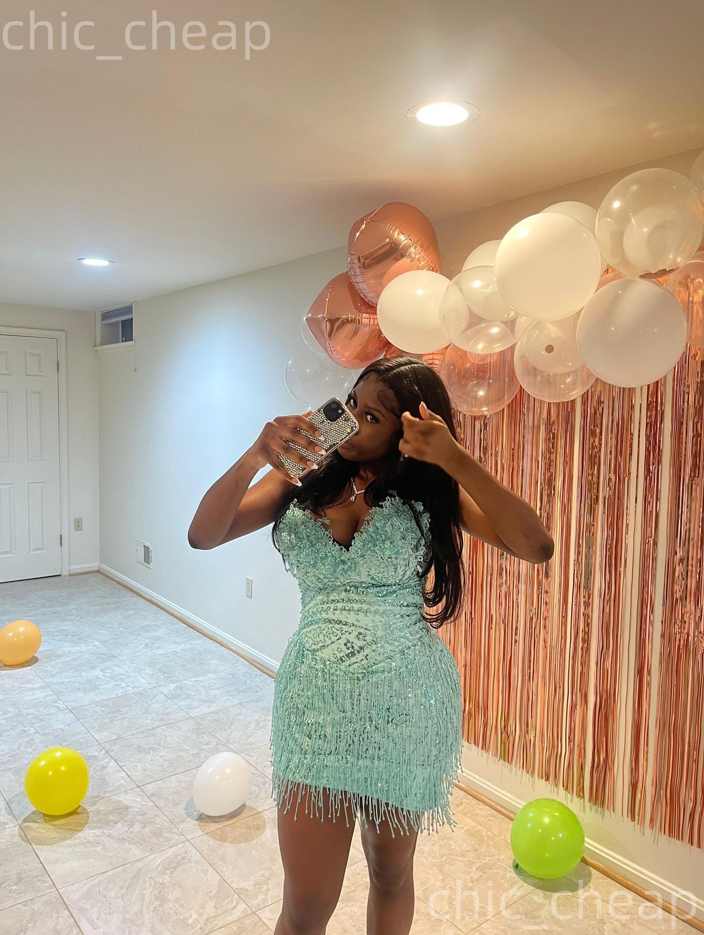 2026 Mint Sheath Cocktail Dress Sweetheart Beaded Tassels Sequined Short Mini Graduation Homecoming Dresses For Special Occasions Sweetheart Gowns ZJ0