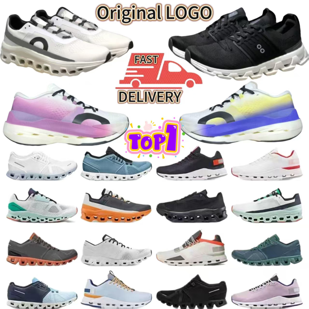 Running shoes sneakers cloudmonsters ons cloudd women men X3X4 shoes classic casual shoes black white orange sports mens trainers sneakers cloudtilt shoes