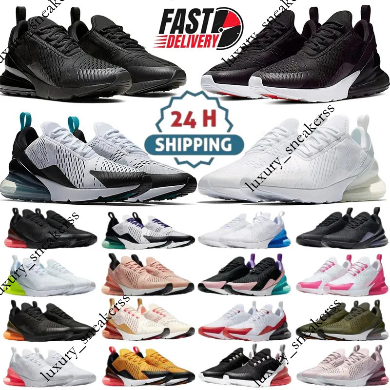 Designer Sneakers 270 270s Running Shoes Triple Black Core White Anthracite Brown University Red Photo Blue Men Women trainers Sports platform shoe