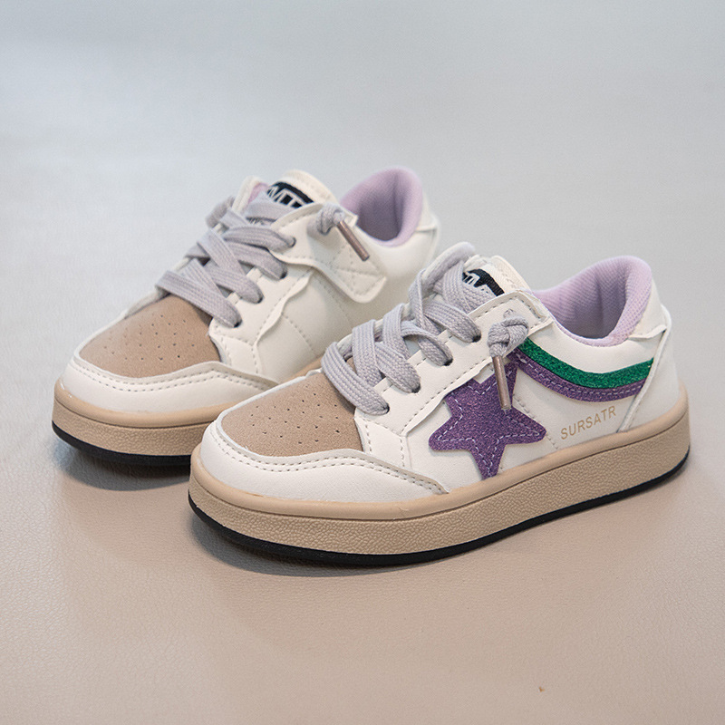 kid casual shoes girl boy lace up sneakers child walk running sport trainers size 2636