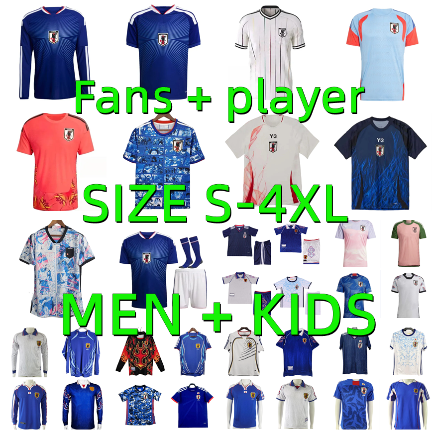 2025 2026 Japan Soccer Jerseys 20 21 22 24 25 26 27 Cartoon ISAGI ATOM TSUBASA MINAMINO ASANO DOAN KUBO ITO Japanese Special Football Shirt Player version Men kids kits