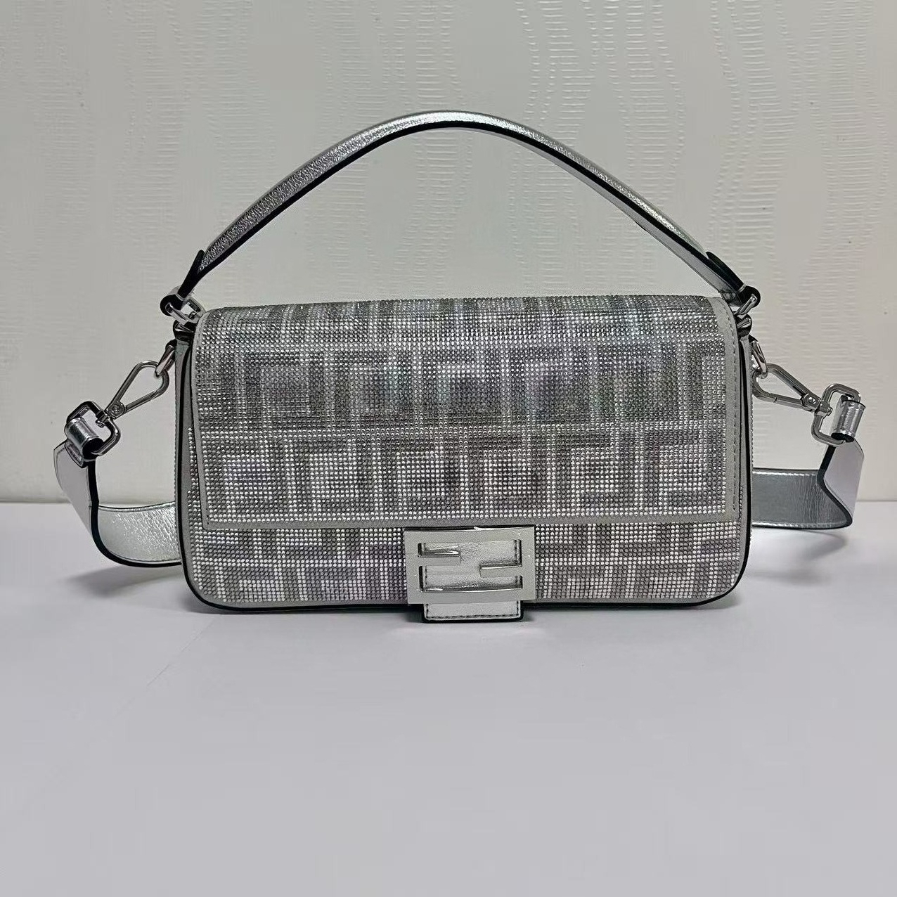 2026 Fashion Women's Single Shoulder Small Square Bag, Women's Cross Shoulder Bag, Handbag Single Shoulder Cross Shoulder Handbag Sparkling Diamond Bag