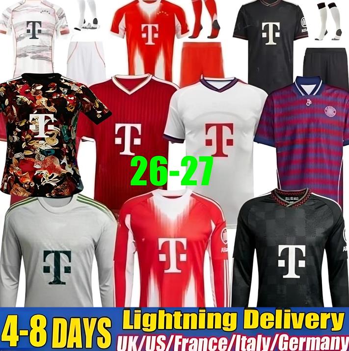 24 25 26 soccer jersey MUSIALA 2025 football shirt GNABRY camisa de futebol KIMMICH Kit Neuer KANE BayernS OLISE Munich 125-Year Anniversary
