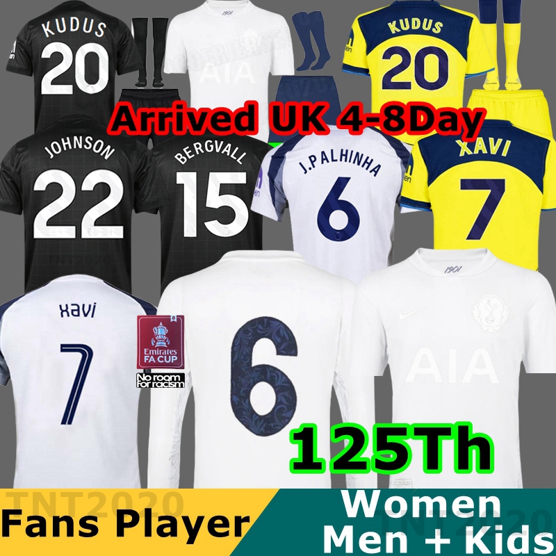 1901 125th Anniversary 25 26 XAVI SOUZA SOLANKE JOHNSON KULUSEVSKI MADDISON Soccer Jerseys 2025 2026 SCARLETT BERGVALL Football shirt kit Men Kids set KUDUS 20