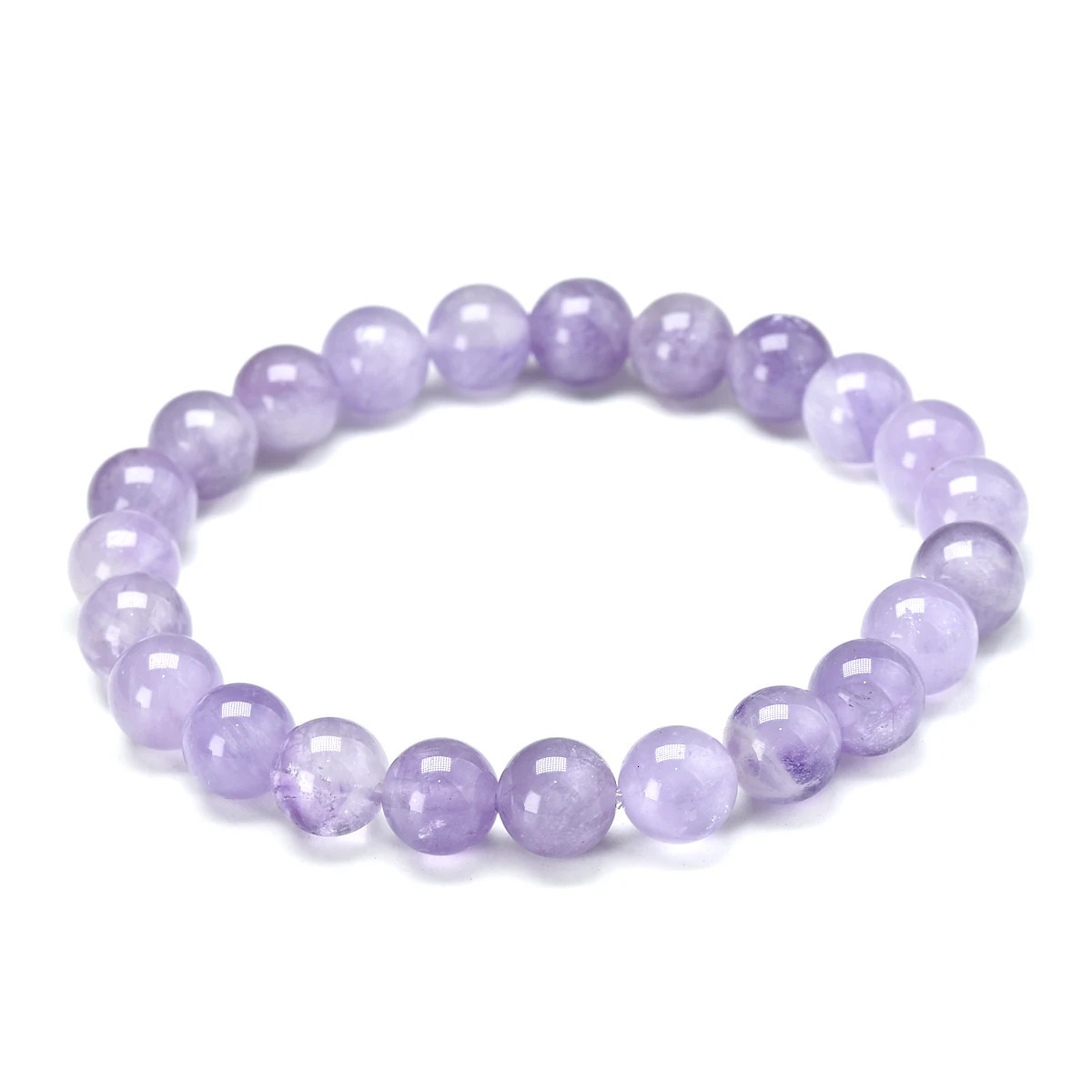 Natural Purple Jade Round Bead Bracelet 6mm 8mm10mm Healing Spirit Bracelets Gem For Women and Men Strand Meditation Jewelry 260107