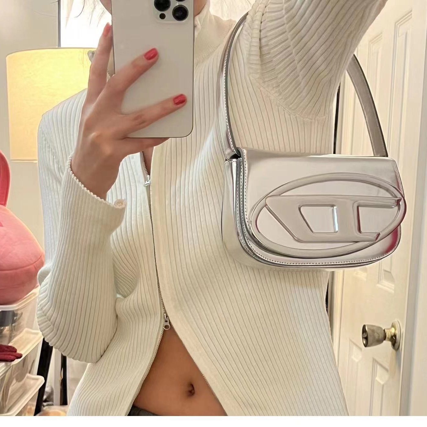 Dingdang Bag 2023 New Niche Designer Luxury Hot Girl Style Fashion Versatile Underarm Bag Single Shoulder Crossbody Women's Bag