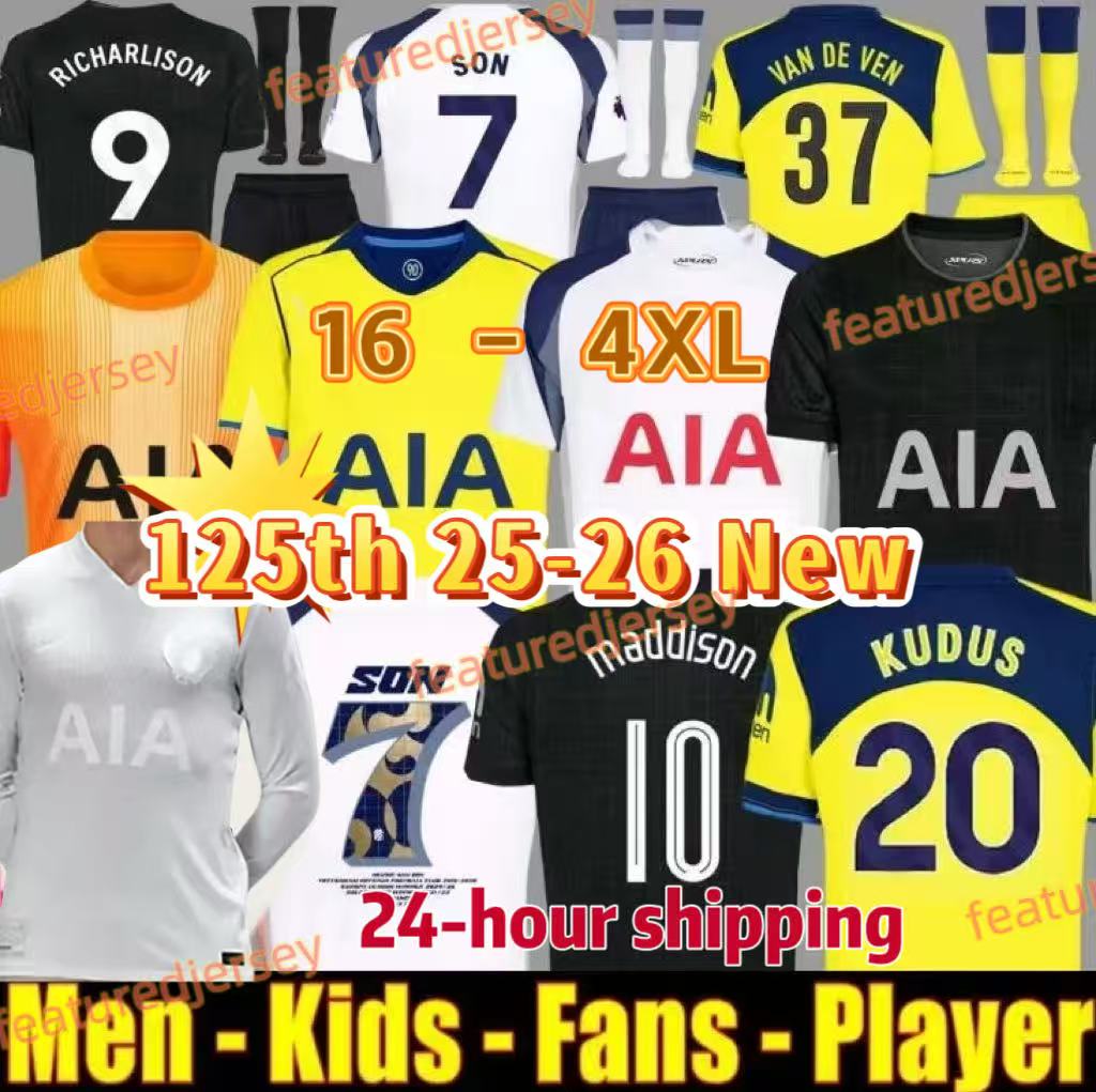24 25 26 125th soccer jerseys home away 2024 2025 2026 125th football kit shirts men kids uniform