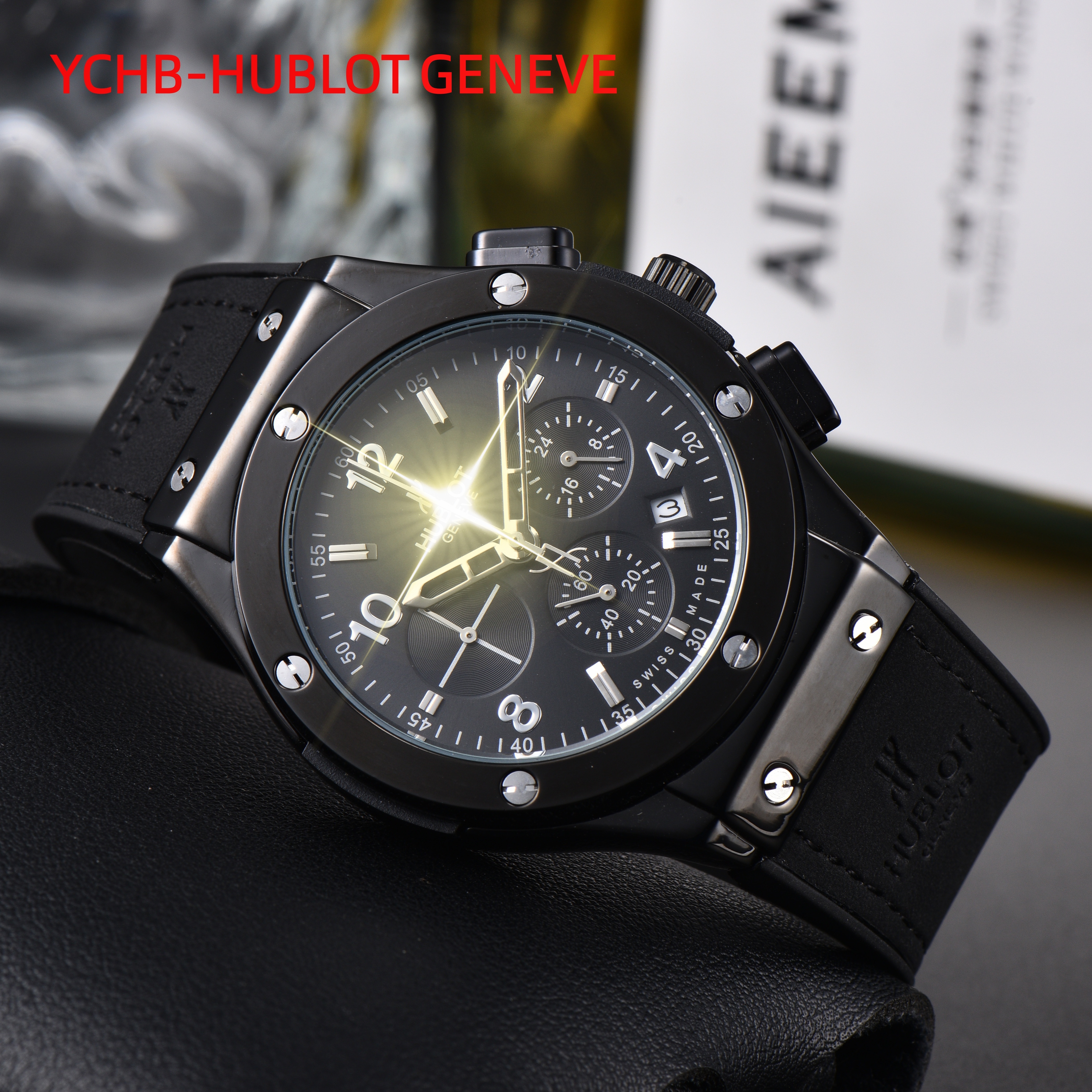 Luxury Womens Mens Hubloity Watch Designer Watches Premium Quartz Movement Stainless Steel Bracelet Glass Waterproof men Wristwatches Multi color selection 422