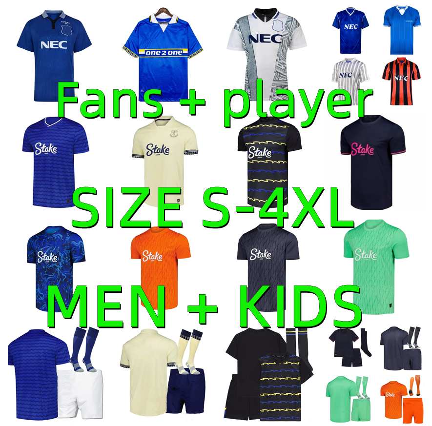25 26 NDIAYE EFC McNEIL Soccer Jerseys 2025 2026 EVERTONES GREALISH KEANE GARNER DEWSBURY-HALL MANGALA PICKFORD BETO IROEGBUNAM Men kids kits Football Shirt uniorms