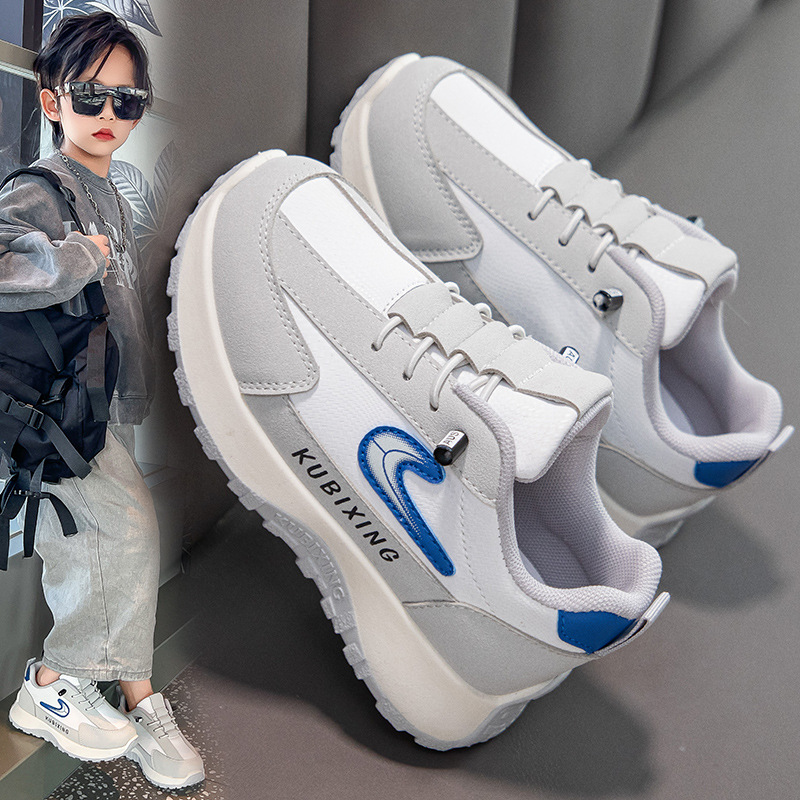 boys fashion casual sneakers kids trend chic running shoes basketball shoes children flat toddler outdoor shoes 26-37