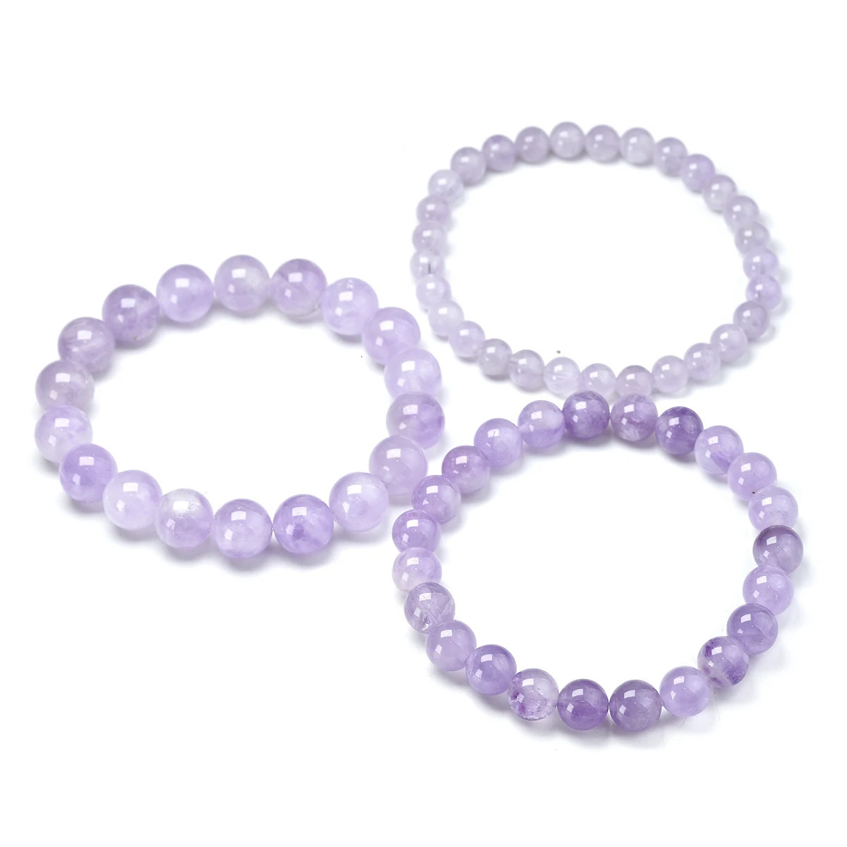 Natural Purple Jade Round Bead Bracelet 6mm 8mm10mm Healing Spirit Bracelets Gem For Women and Men Strand Meditation Jewelry 260107