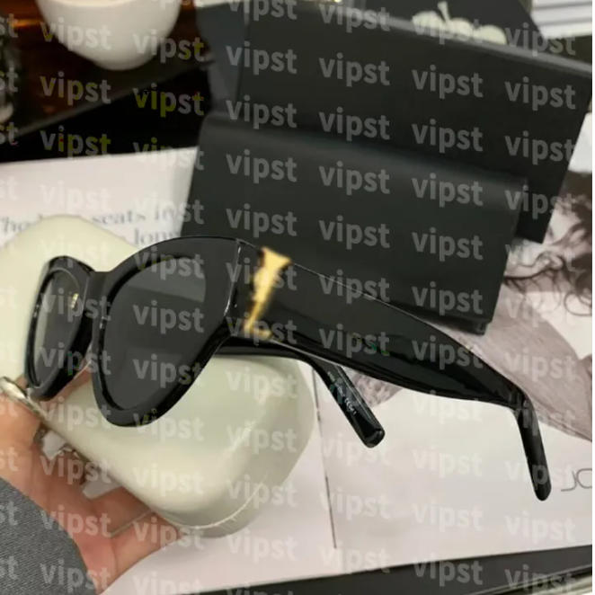 Sunglasses Syl Laurent glasses black and gold letters YSLly yslsunglassly retro women's sunglasses Cat Eye Narrow Frame Butterfly YSLly Eyeglasses