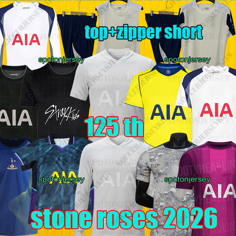 tottenham hotpsur Whiteout 2026 Special KOLO MUANI XAVI 25 26 Fan version MADDISON SON WERNER Soccer Jerseys KULUSEVSKI Football kits shirts Men kids