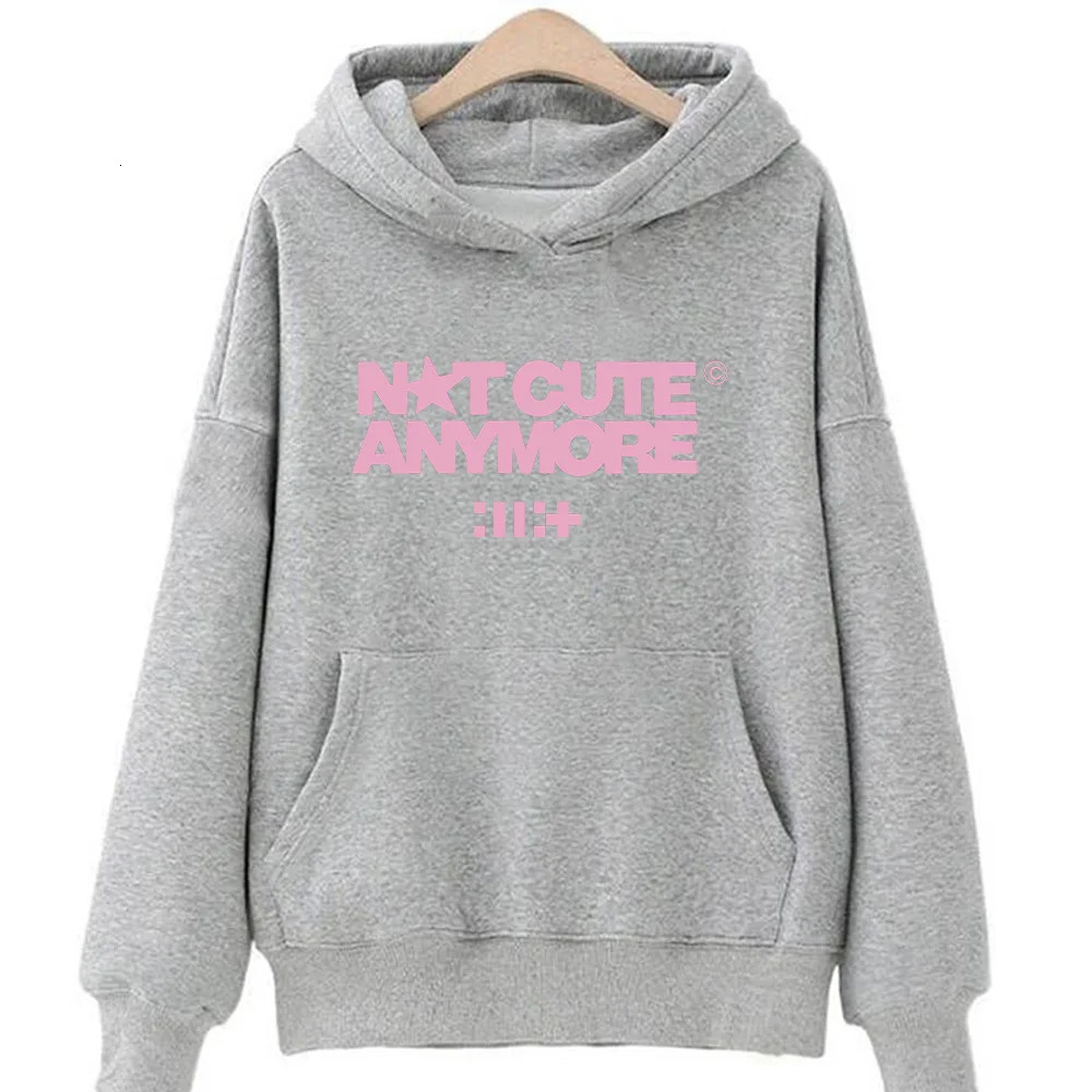 ILLIT Not Cute Anymore Album Hoodies Girl Band Hoody Korean Fashion Women Men Clothing Long Sleeve Casual Y2K Sweatshirts 251230