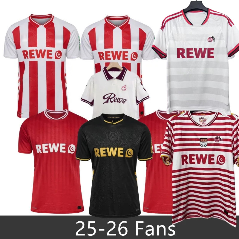 New 25-26 FC Koln football jersey Koln jersey MARTEL HUBERS WALDSCHMIDT KAINZ HUSEISIC LJUBICIC football shirt Kit