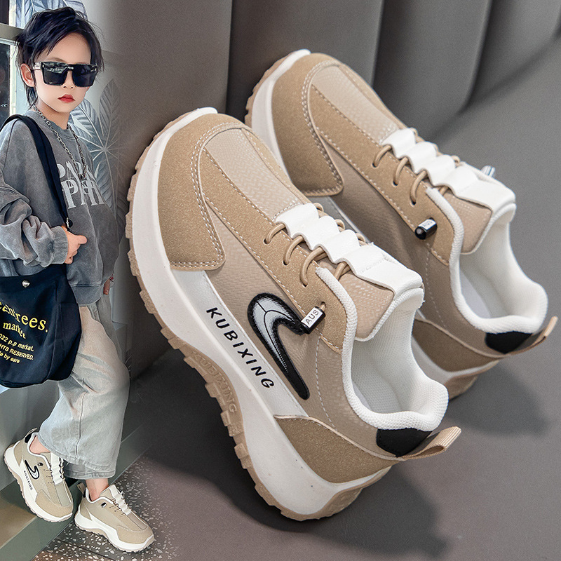 boys fashion casual sneakers kids trend chic running shoes basketball shoes children flat toddler outdoor shoes 26-37