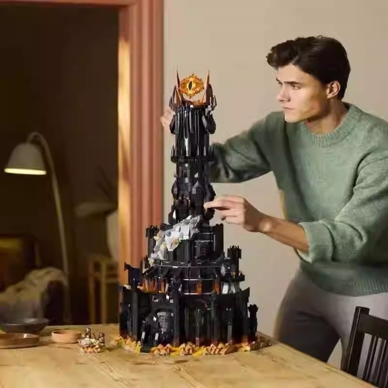 10333 Magic Ring King Baldu D'Har Tower ICONS Series Cross-border Assembly Building Toy Free Shipping