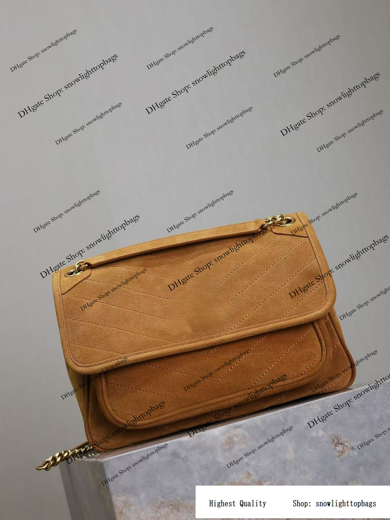 luxury designer bag men purse bags purses for women shoulder crossbody tote bag purses sac luxe handbag quality Shoulder Bag Real Calfskin Suede Leather 498894 63315