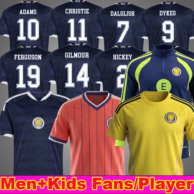 2026 World Cup Scotland Soccer Jerseys home TIERNEY ROBERTSON football shirt CHRISTIE McGREGOR McGINN McKENNA 26 27 men kids kit sets