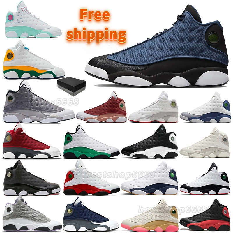 Free Shipping Designer Shoes 13 Basketball shoes 13s Men Women Shoes Sneaker Pine Green Blue Grey University Blue Wheat Wolf Grey Black Cat Sport Trainers 36-47