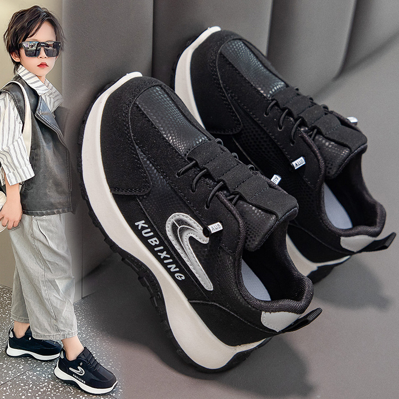 boys fashion casual sneakers kids trend chic running shoes basketball shoes children flat toddler outdoor shoes 26-37