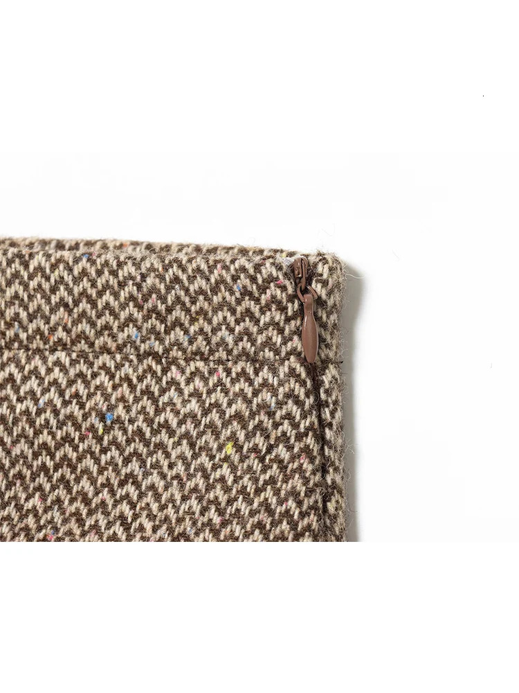 TFMLN Fall Winter Women Mini Skirt Set Fashion Stand Collar Simple Jackets Chic Tierred Bow Short Vintage Streetwear 251231