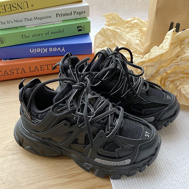 sneaker Fashion 5 shoes women men Men's Chunky Sneakers Male Female Trendy Casual Sport Shoes size36 44 wenhu1010 - view 5