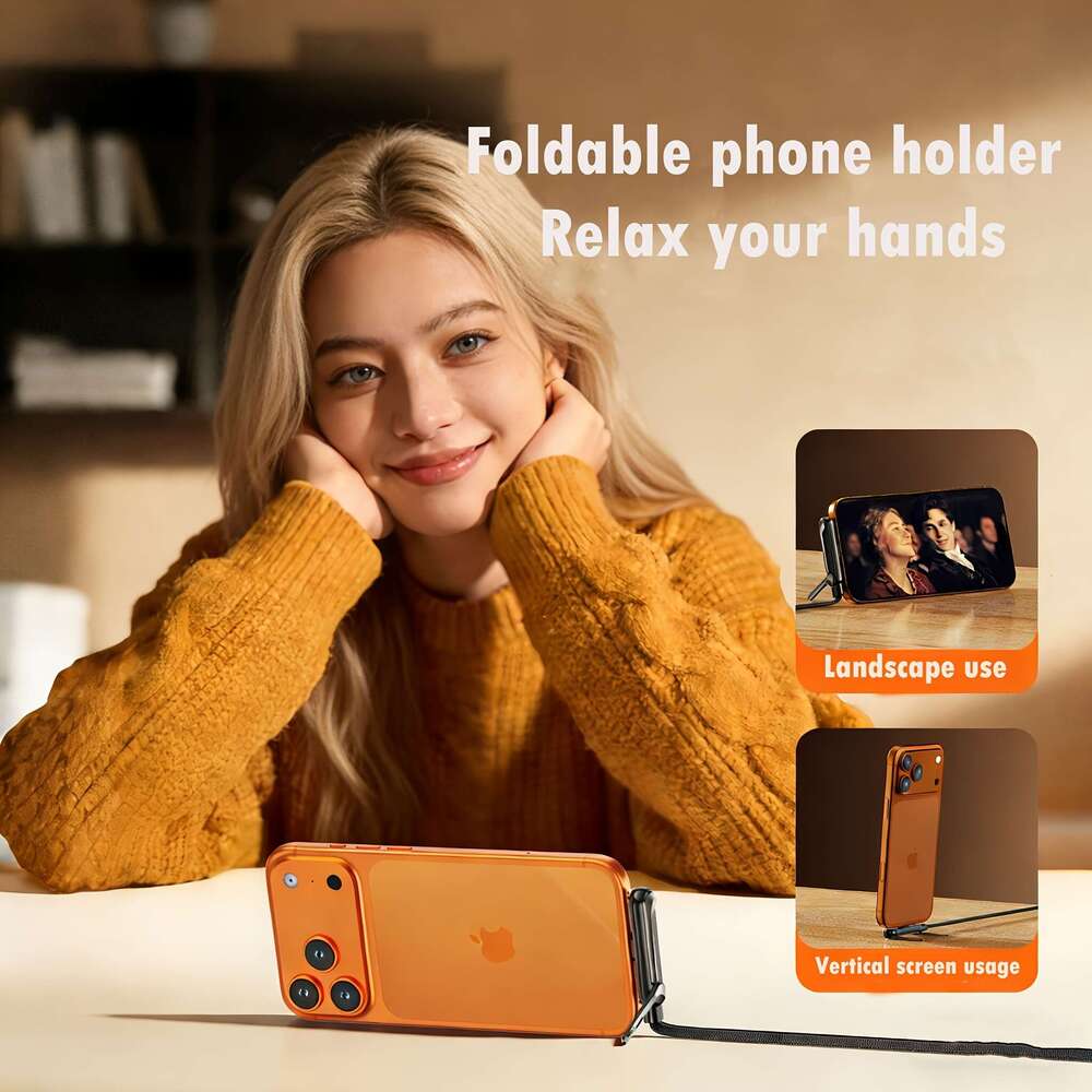 2-In-1 Invisible Charging Cable | 240W Fast Charging, Built-In Foldable Phone Type-C Interface, 5-Foot Long, Suitable For Smartphones/Tablets, Adjusta