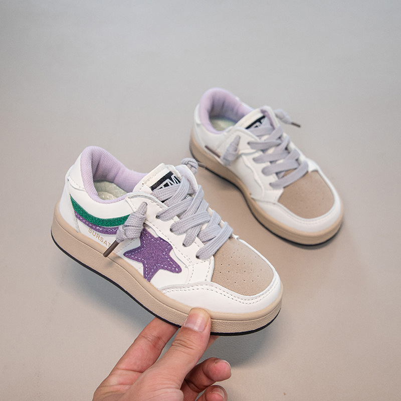 kid casual shoes girl boy lace up sneakers child walk running sport trainers size 2636