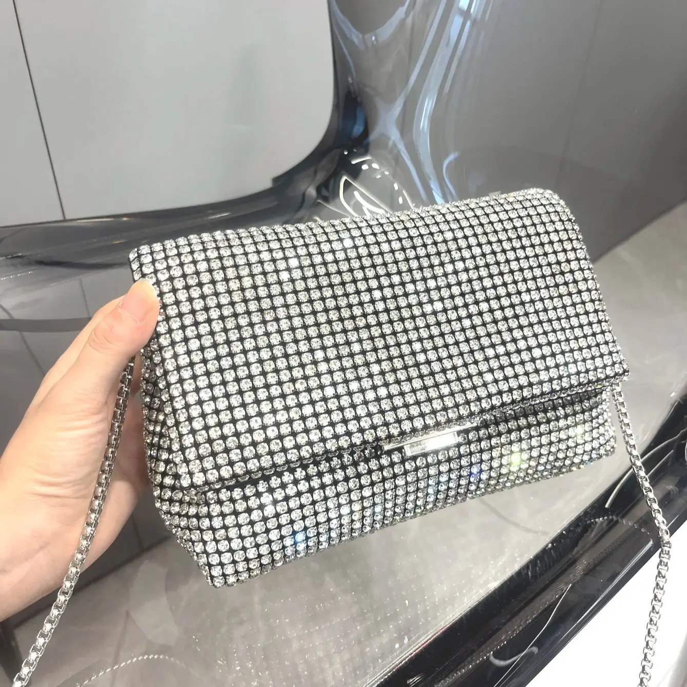 s Clutch Purse Bag For Women purse Shoulder Shiny Crystal Purses and Handbag Evening 260104
