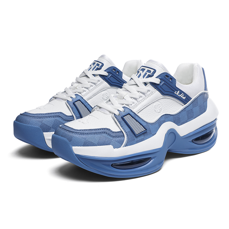 NHOT Luxury Shoes 2026 Retro Chunky Platform Sneakers with Colorblocked Design & Comfortable Cushioning