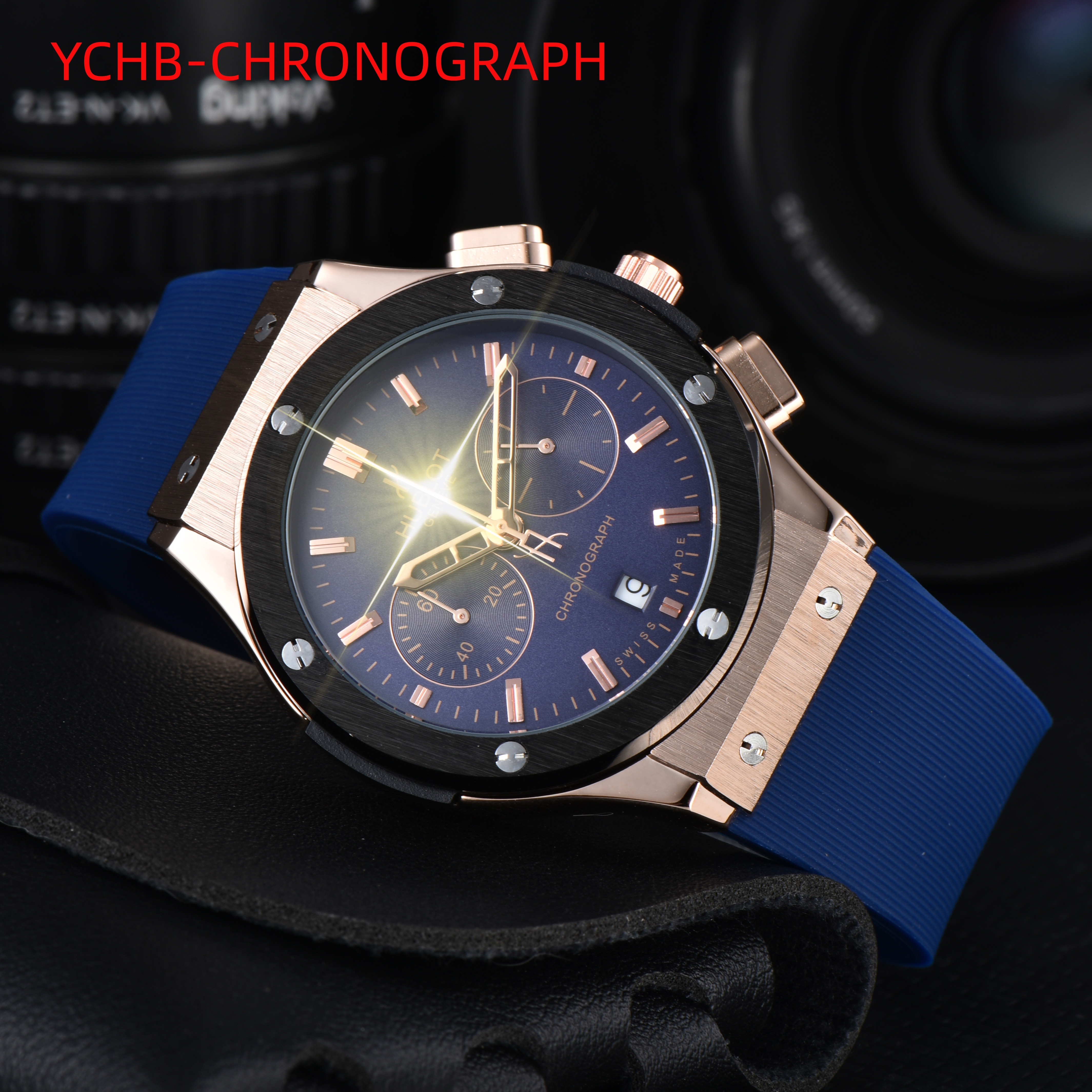 Luxury Womens Mens Hubloity Watch Designer Watches Premium Quartz Movement Stainless Steel Bracelet Glass Waterproof men Wristwatches Multi color selection 408