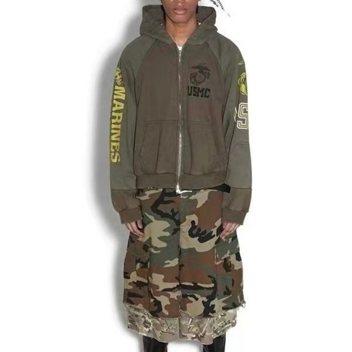 Real Photos Green Hoodies Men's Plus Size Hoodies & Sweatshirts