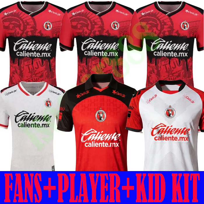 25 26 27 Tijuana de Xolos soccer jerseys 2025 2026 2027 Mexico liga mx Gonzalez Reynoso Alvarez Ake Loba Rivera home away third 26 27 football shirts