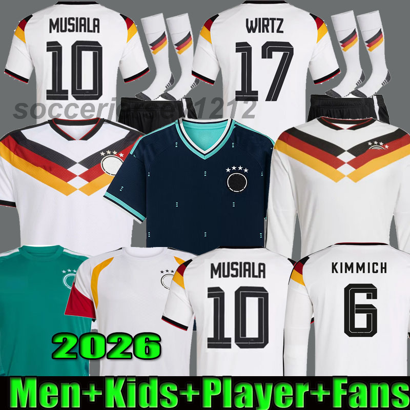 2026 Germany Adeyemi Woltemade woman Soccer Jerseys 2025 Player fans GNABRY WERNER MUSIALA MULLER HAVERTZ WIRTZ PAVLOVIC 25 26 Men Football Shirts Kids