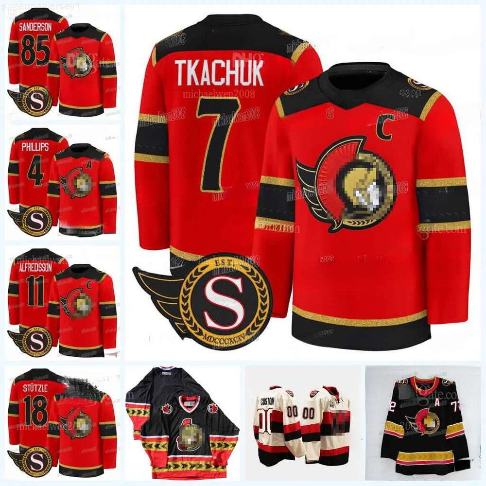 Ottawas Senator 2026 Alternate HOCKEY Jersey Brady Tkachuk Daniel Alfredsson Claude Giroux Tim Stutzle Ridly Grei Thomas Chabot